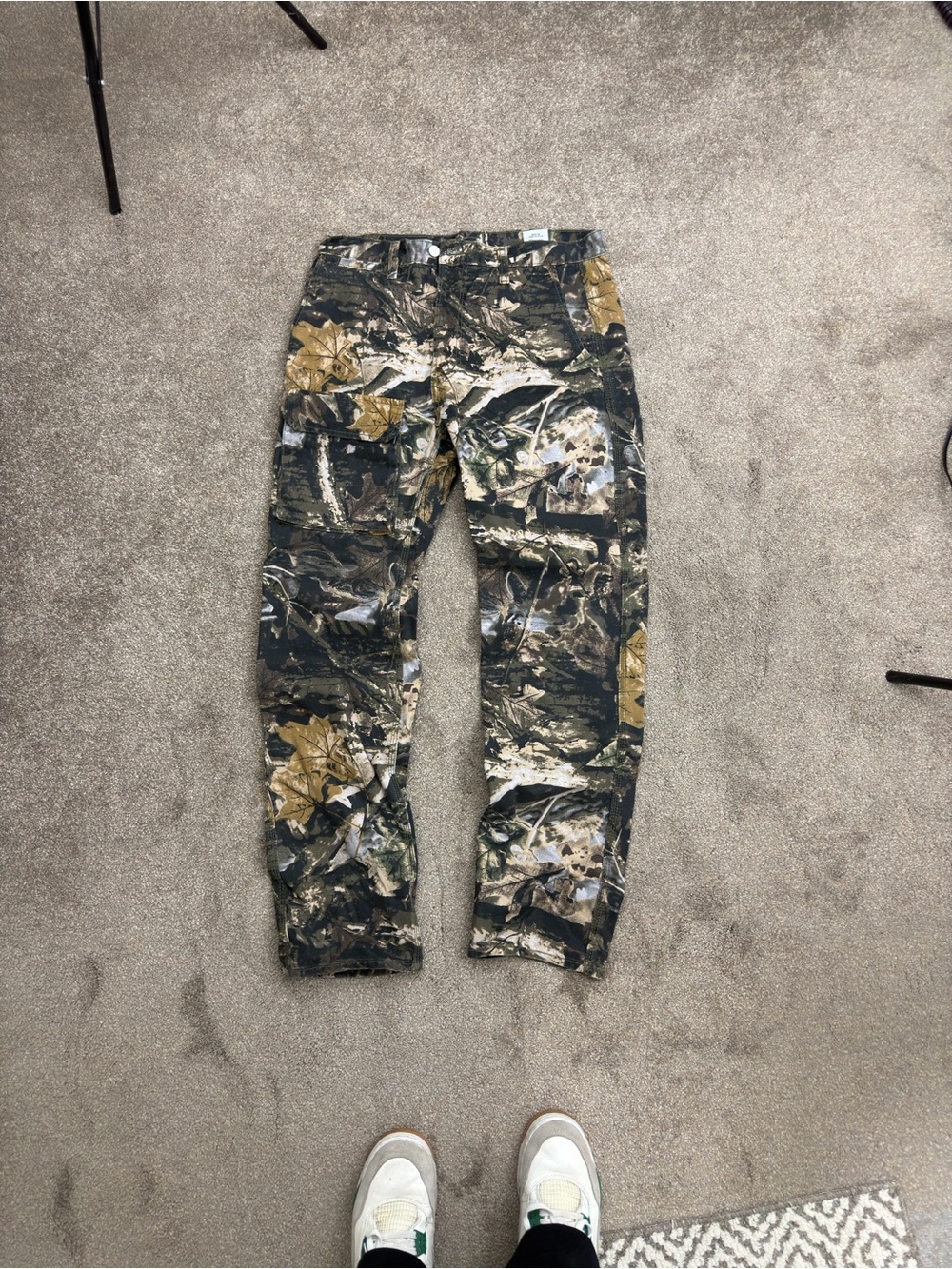 MNML Men's Camouflage Cargo Pants - Green, Brown, Tan